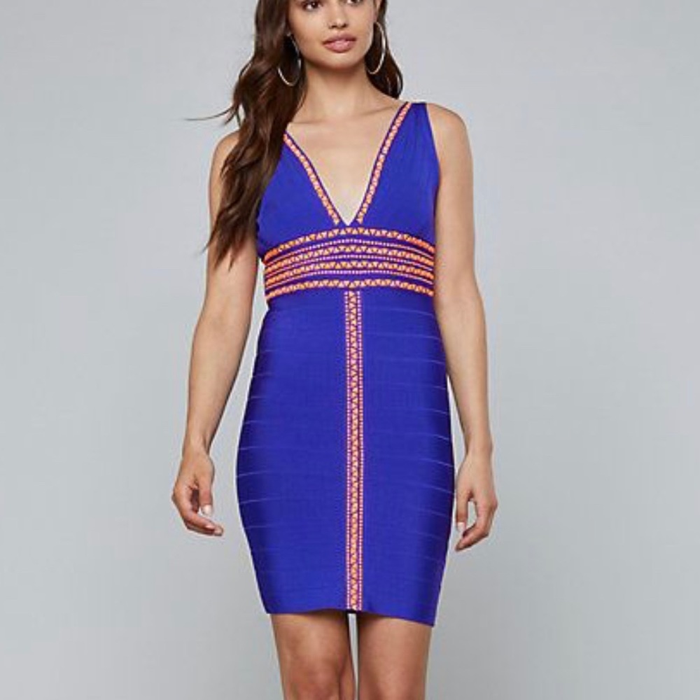 BEBE NAYA BANDAGE DRESS